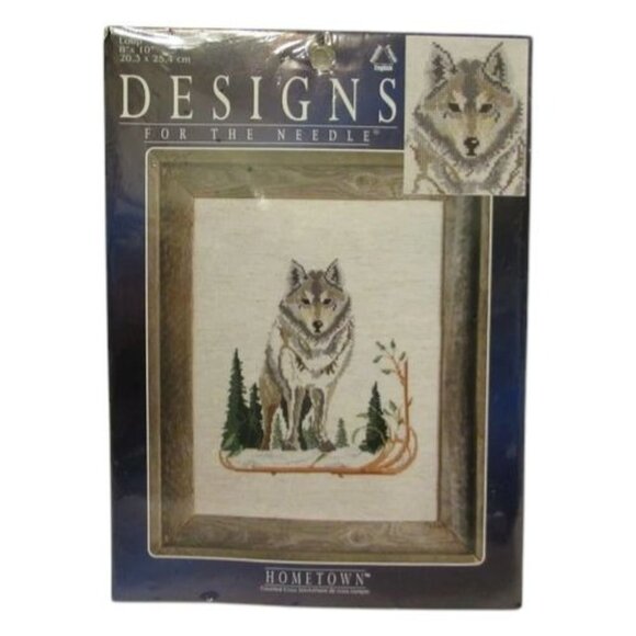 Designs For The Needle Wolf Counted Cross Stitch Kit 8"x10" Hometown - Picture 2 of 9